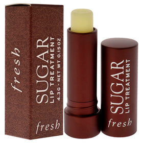 Fresh Sugar Lip Treatment Original Lip Balm lip swatch with glossy, smoothing finish for daily wear