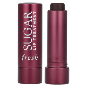 Fresh Sugar Lip Treatment Plum tube close-up showing hydrating plum tint.