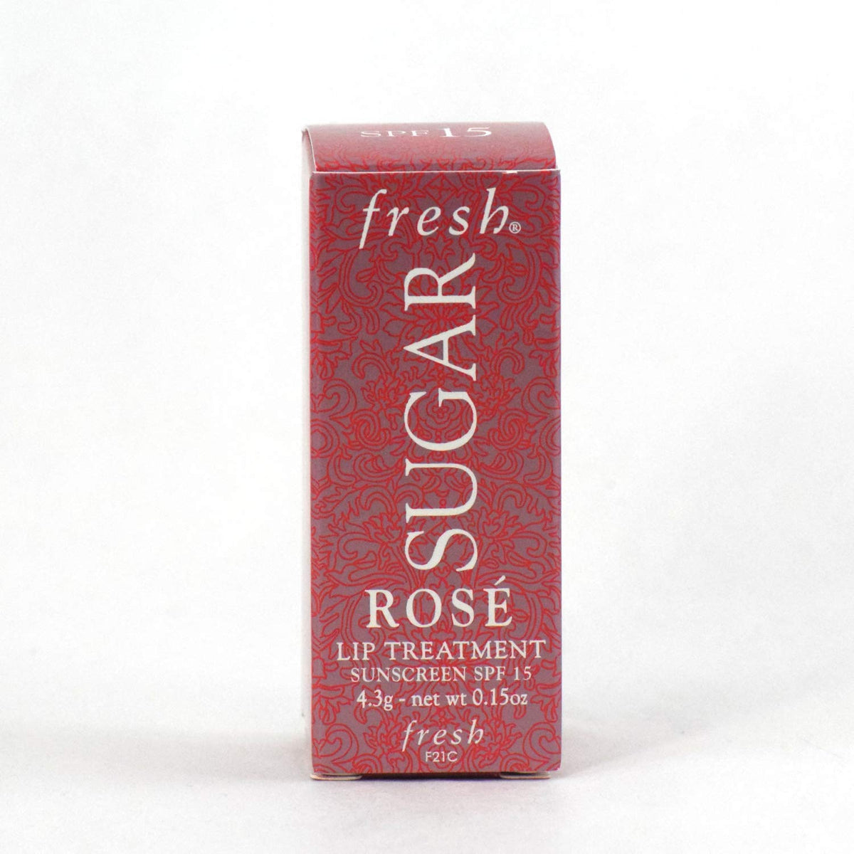 Fresh Sugar Lip Treatment Rose packaging box, ready for travel.