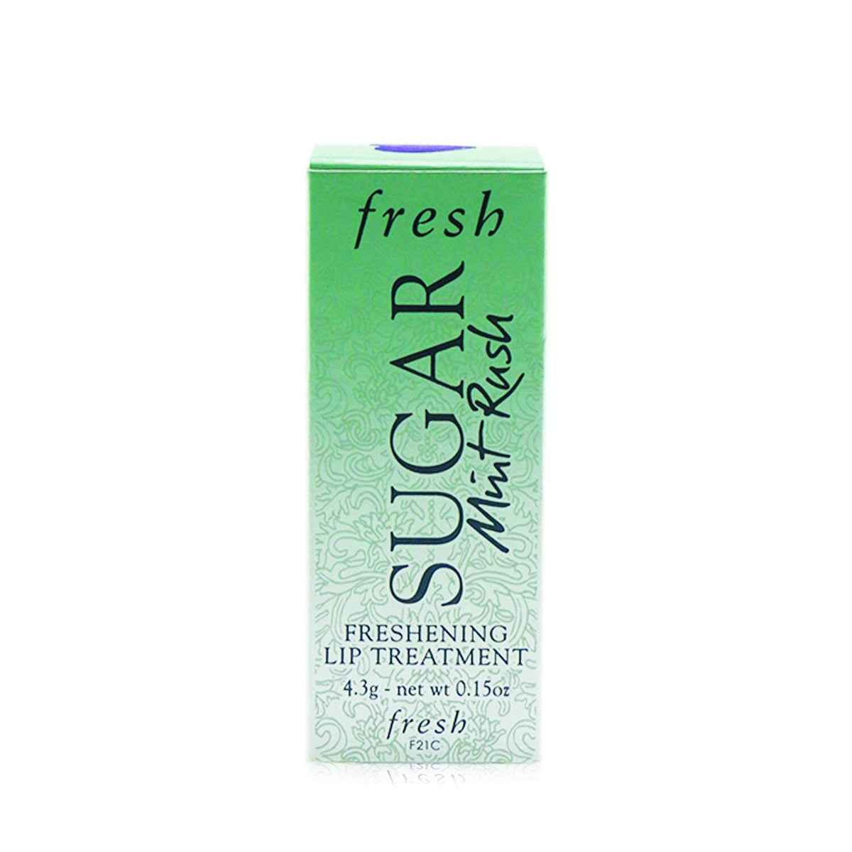 Fresh Sugar Mint Rush lip balm tube ready to deliver instant refreshing boost.