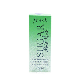 Fresh Sugar Mint Rush lip balm tube ready to deliver instant refreshing boost.