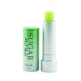 Fresh Sugar Mint Rush lip treatment packaging with a portable tube for on-the-go moisture.