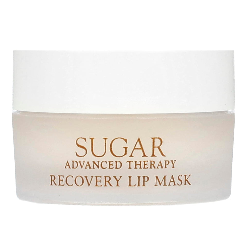 Fresh Sugar Recovery Lip Mask jar close-up showing creamy hydration.