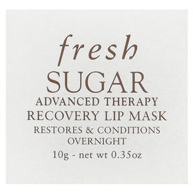 Fresh Sugar Recovery Lip Mask texture swatch illustrating rich nourishment.