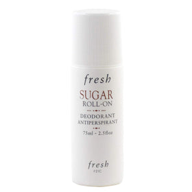 Fresh Sugar Roll-On Deodorant bottle showing long-lasting freshness and sugar scent.
