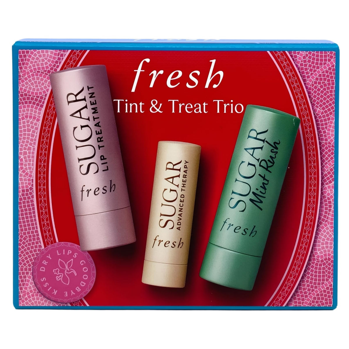 Fresh Rosé lip treatment with rosy tint for all-day hydration.