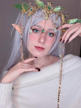 FreshMe elf headband tassel adds delicate fantasy detail to costumes.