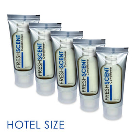 Freshscent conditioner 1oz tubes arranged in a sturdy case for shipping and storage