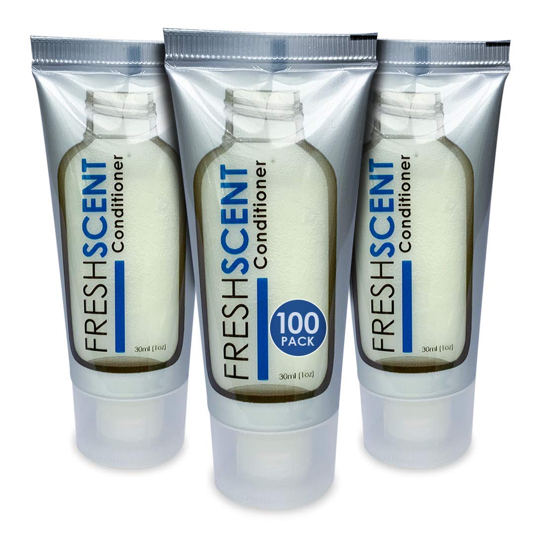 Freshscent conditioner 1oz tubes in bulk packaging for easy restocking in guest rooms