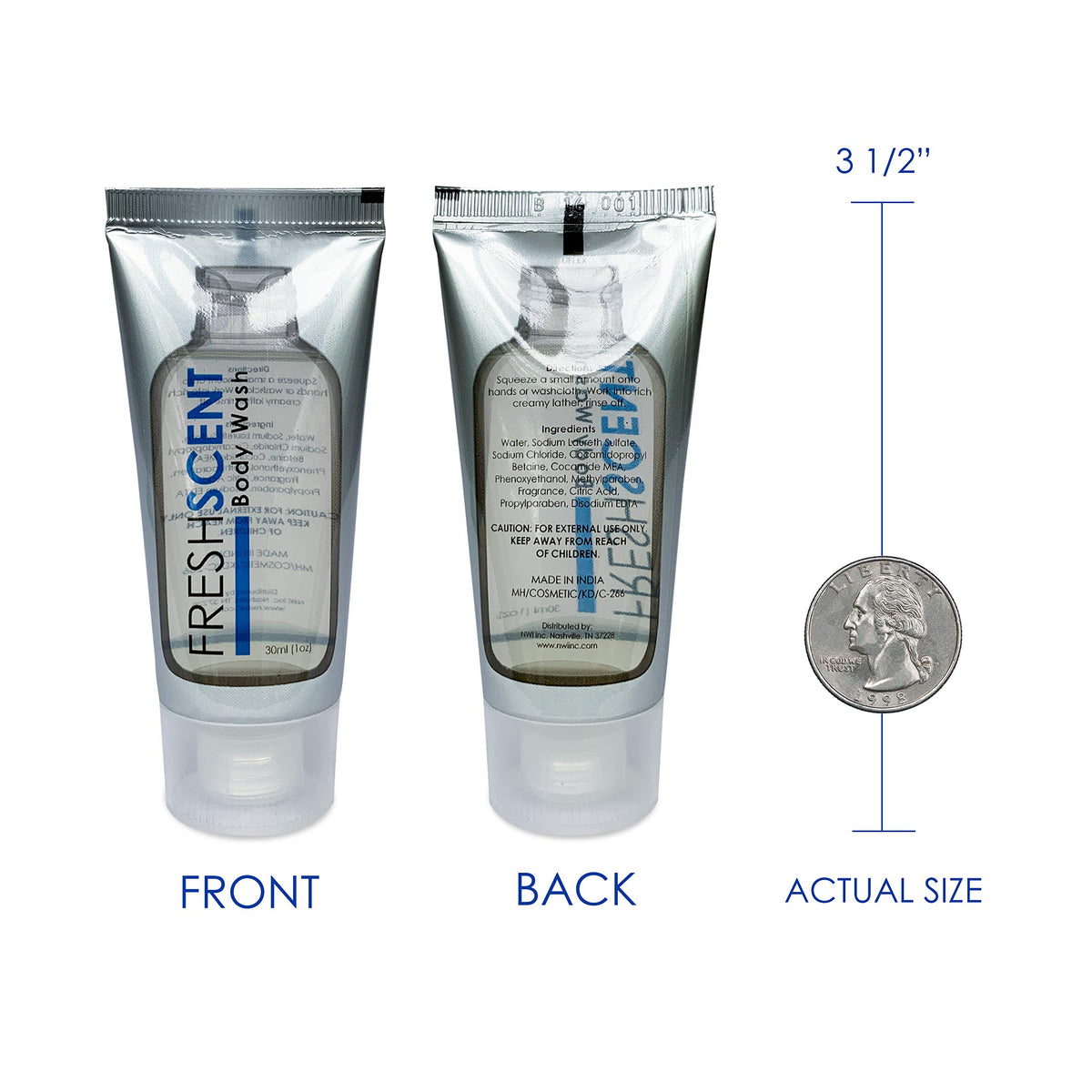 Freshscent unisex fragrance delivers a clean lather ideal for guest bathrooms.