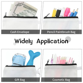 Frienda sublimation blank small coin canvas bag durable canvas texture