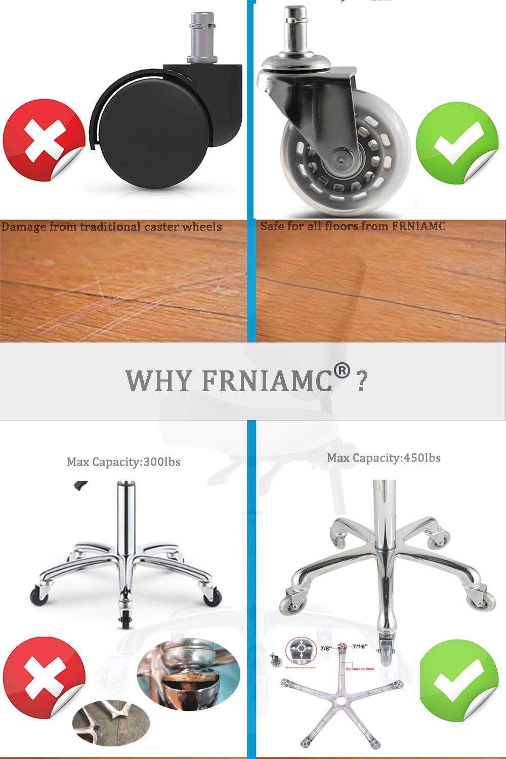 FRNIAMC saddle stool green, top view highlighting thick cushioned seat for comfort