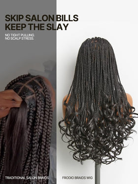 Frodio Veralux 200% density yields voluminous, soft boho curls