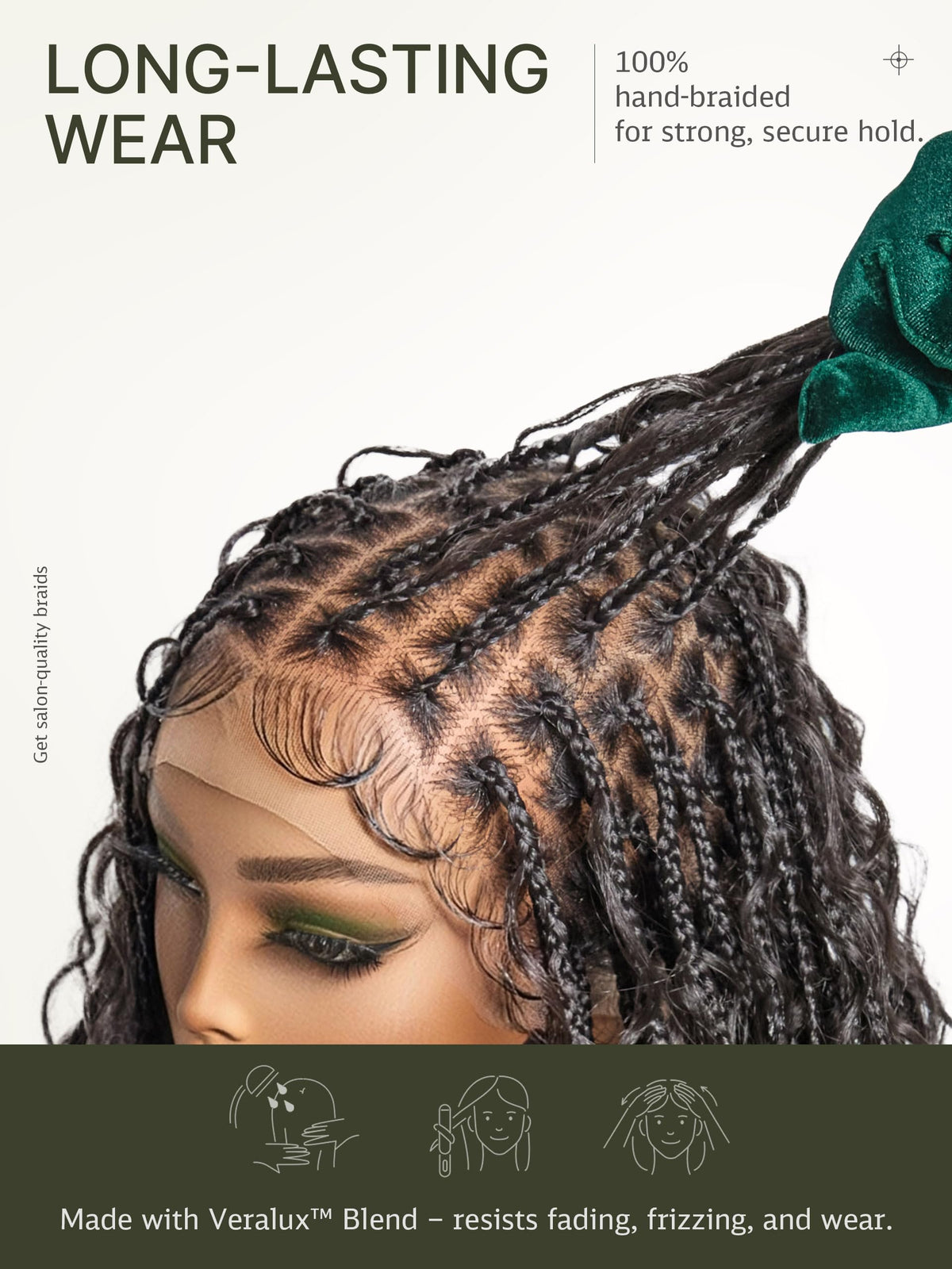 Frodio Veralux 30 inches in length for dramatic length and movement