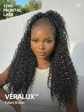 Frodio Veralux lace-front cornrow wig for natural-looking scalp illusion and seamless blend