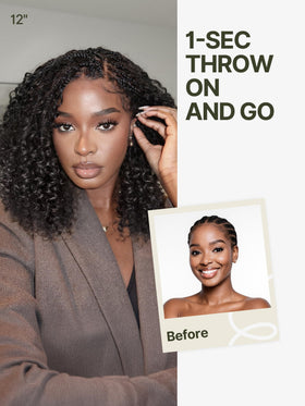 Frodio Veralux pre-cut lace wig detail highlighting ready-to-wear design