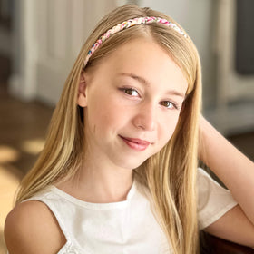 FROG SAC soft cotton blend headbands offering gentle stretch for kids and teens