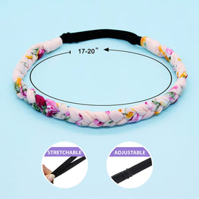 FROG SAC women's fit floral headbands staying secure during yoga and workouts