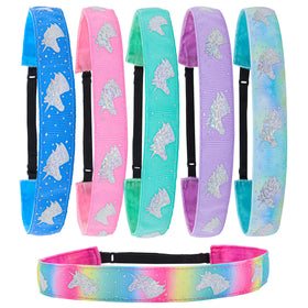 FROG SAC Unicorn design headband with secure, stylish fit.