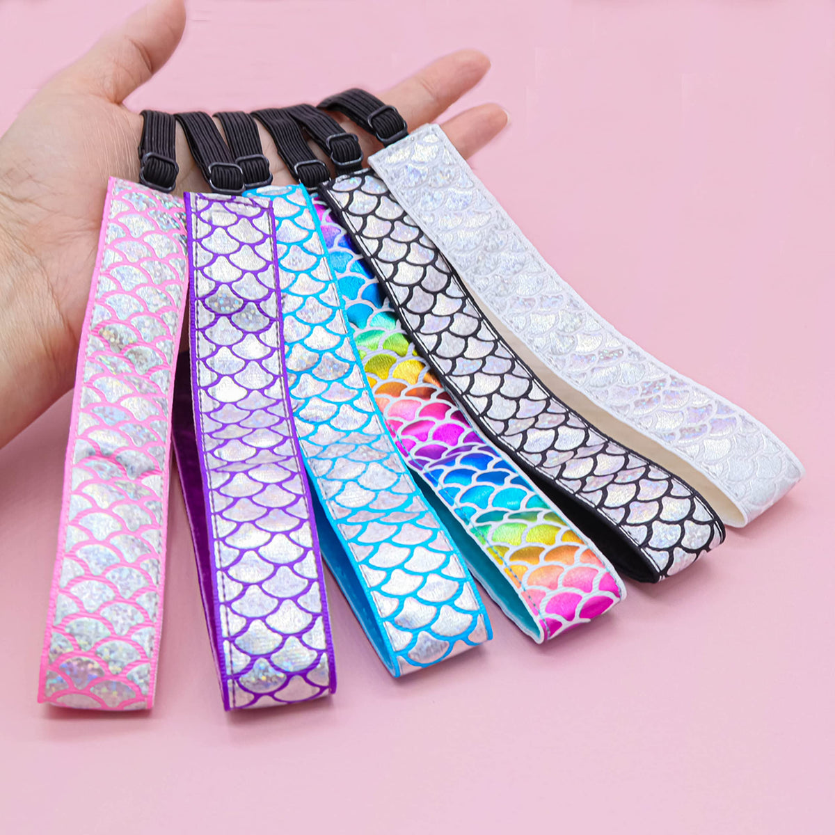 FROG SAC Mermaid headband uses stretch elastic for comfort