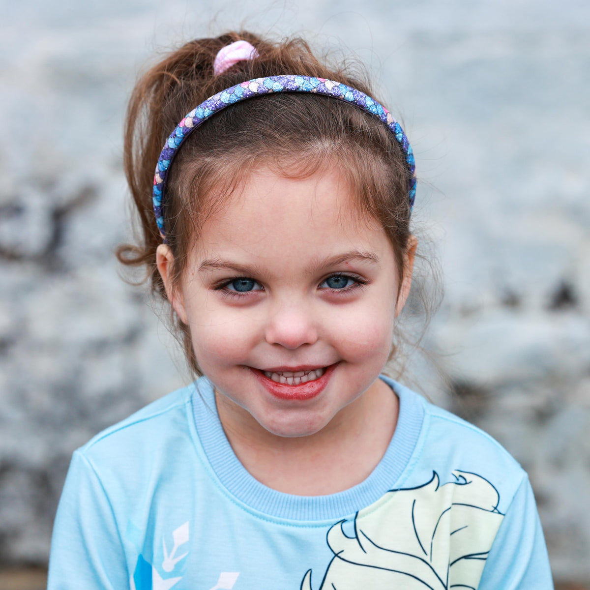 FROG SAC headband no-slip velvet lining prevents slipping during school or activities