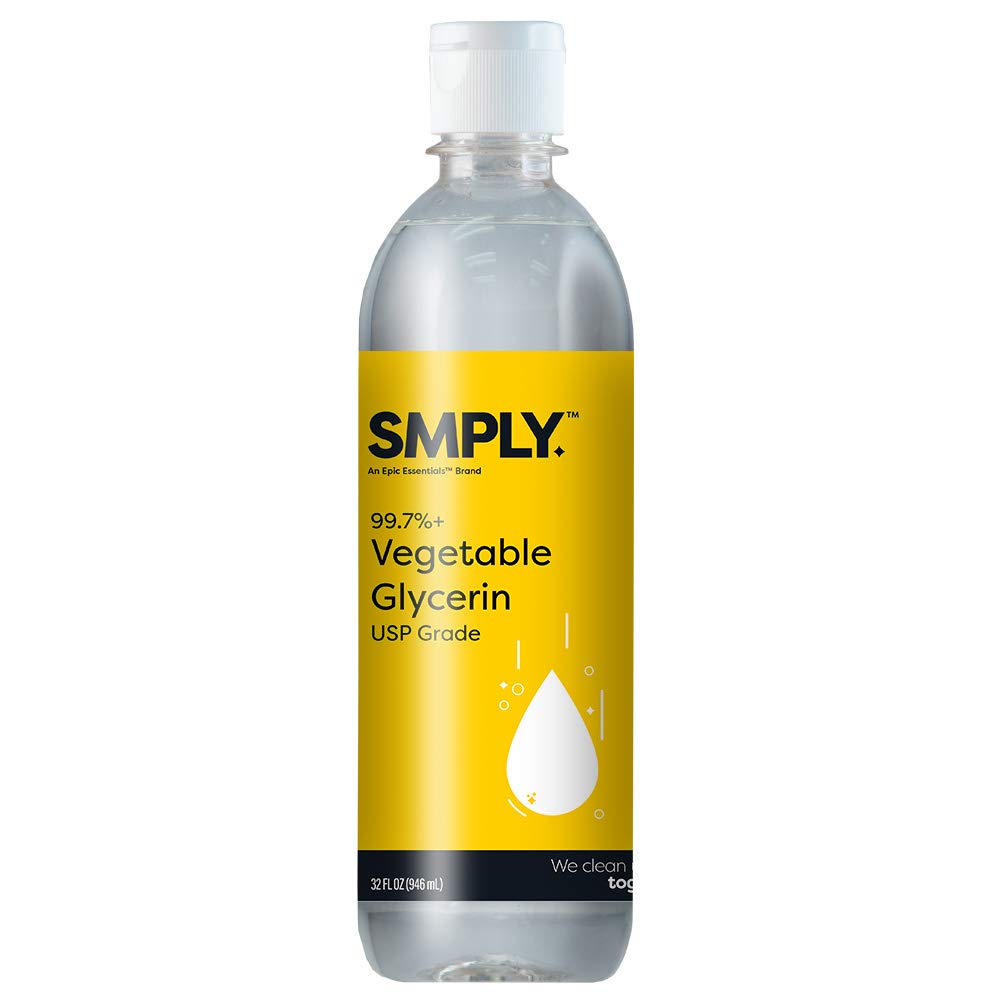 Froggy's Fog vegetable glycerin clarity pour shows smooth texture for recipes.