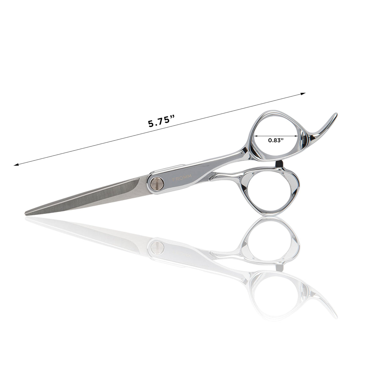Salon use with Fromm Explore shears on wet and dry hair
