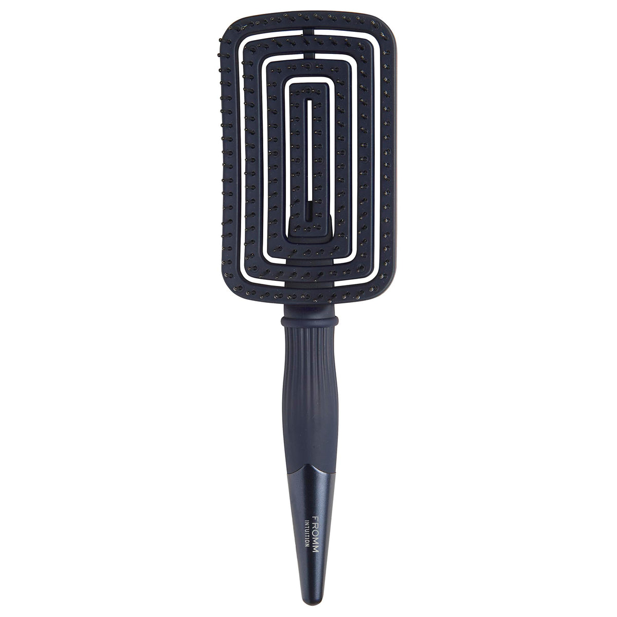 Fromm Intuition Flexer detangler brush gliding through wet hair for gentle detangling