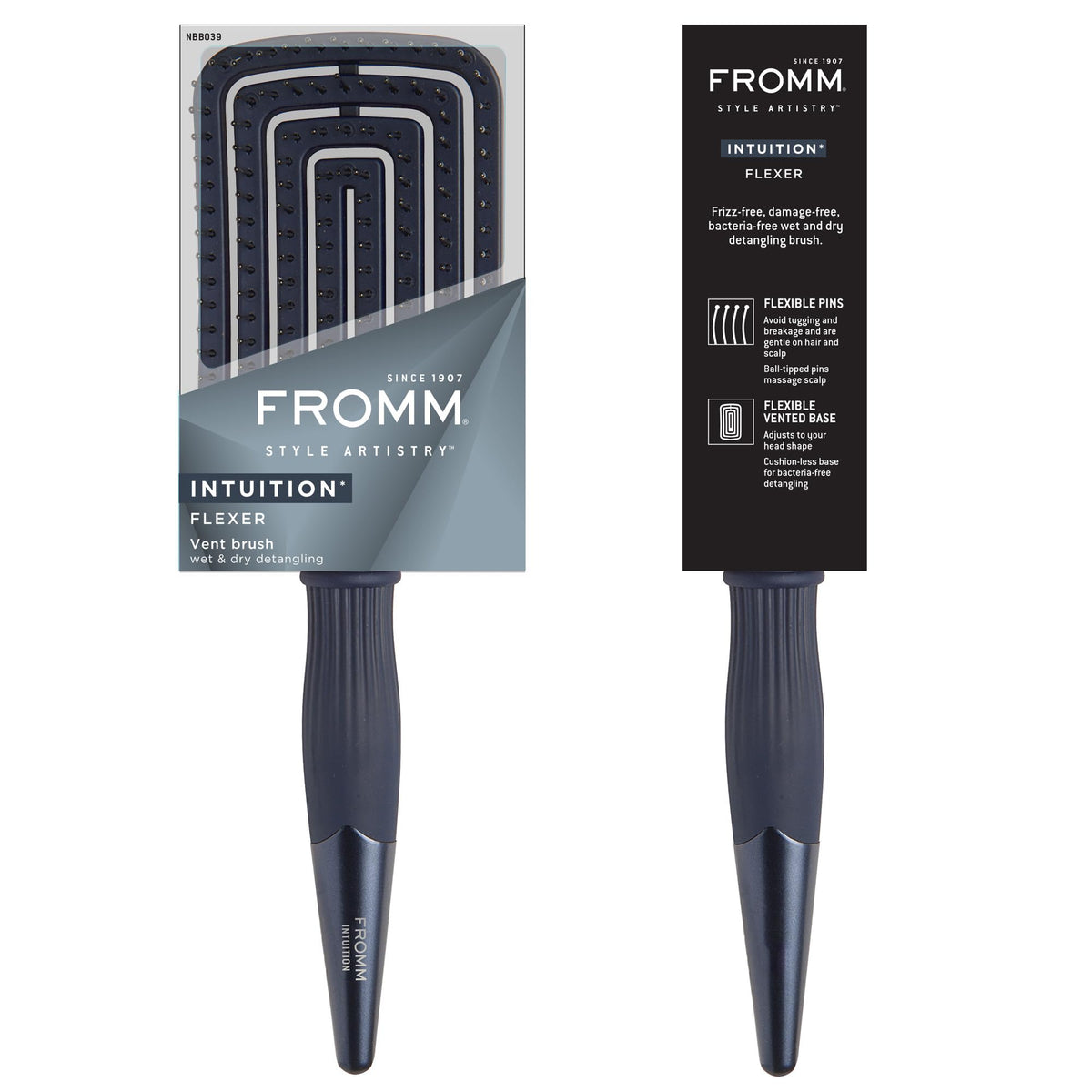 Fromm Intuition Flexer soft matte finish offers comfortable use at salon or home