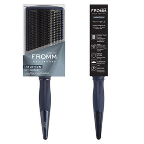Fromm Intuition full-size paddle covers large sections for smooth styles.