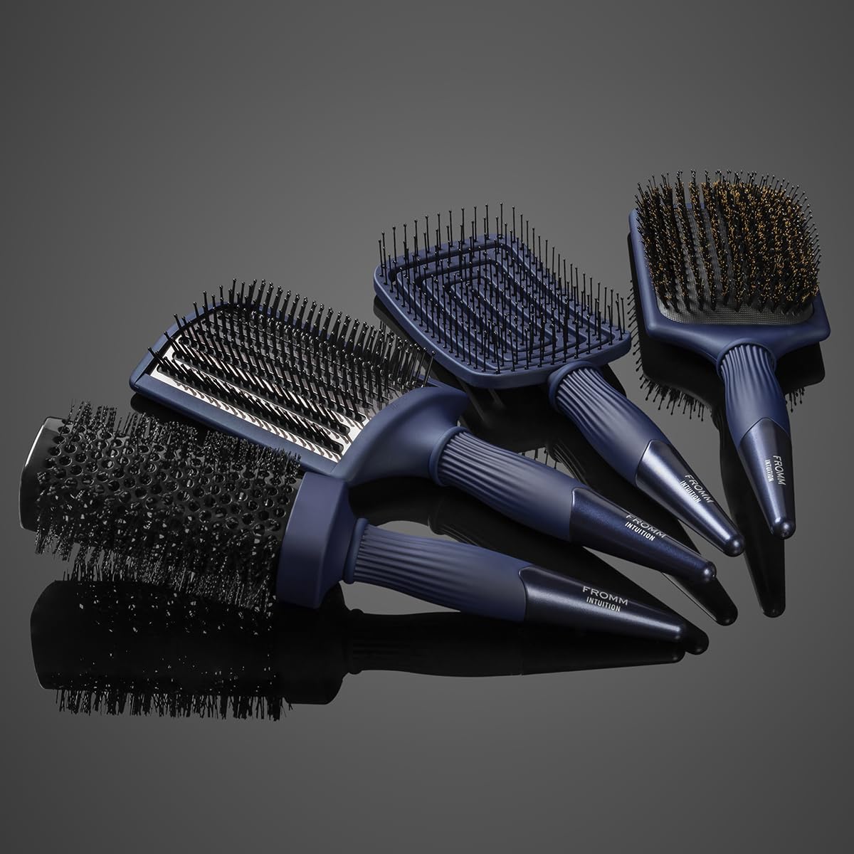 Fromm Intuition Glosser salon-grade brush supports consistent shine at home.