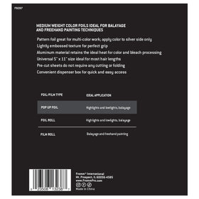 Fromm 500-sheet zebra foils ideal for busy salon sessions.