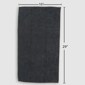 Fromm Softees microfiber towel measures 16x29 inches, versatile for drying and spa services.
