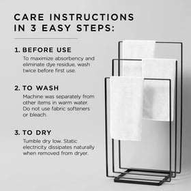 Fromm Softees fast-drying towel reduces blow-dry time with gentle microfiber.
