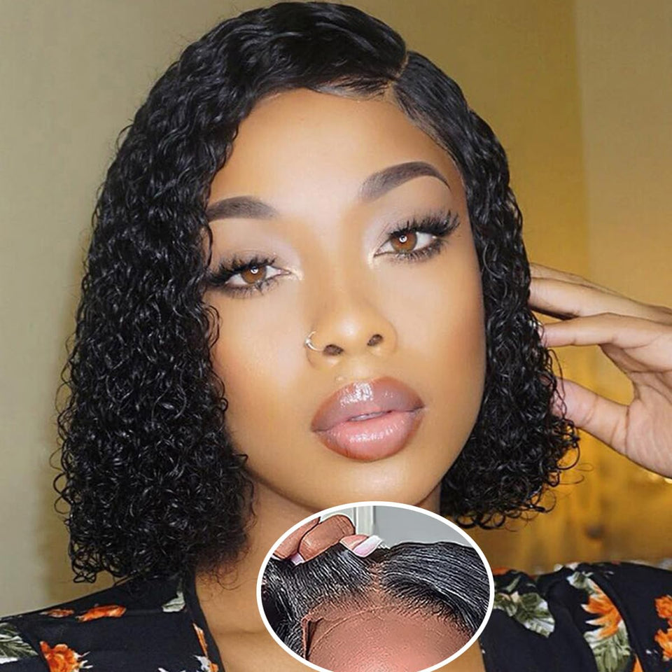 Fronbanis Wear and Go glueless wig bob full wig on mannequin for quick daily styling