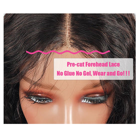 Fronbanis Wear and Go glueless wig bob inside-cap with elastic belt for secure fit