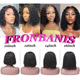 Fronbanis Wear and Go glueless wig bob packaging with headband and cap included