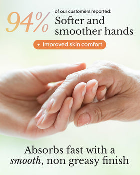 Beeswax and Vitamin E seal in moisture for lasting comfort.
