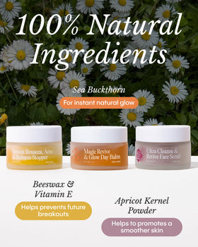 Frøya Complete Blemish System packaging highlights a simple routine.