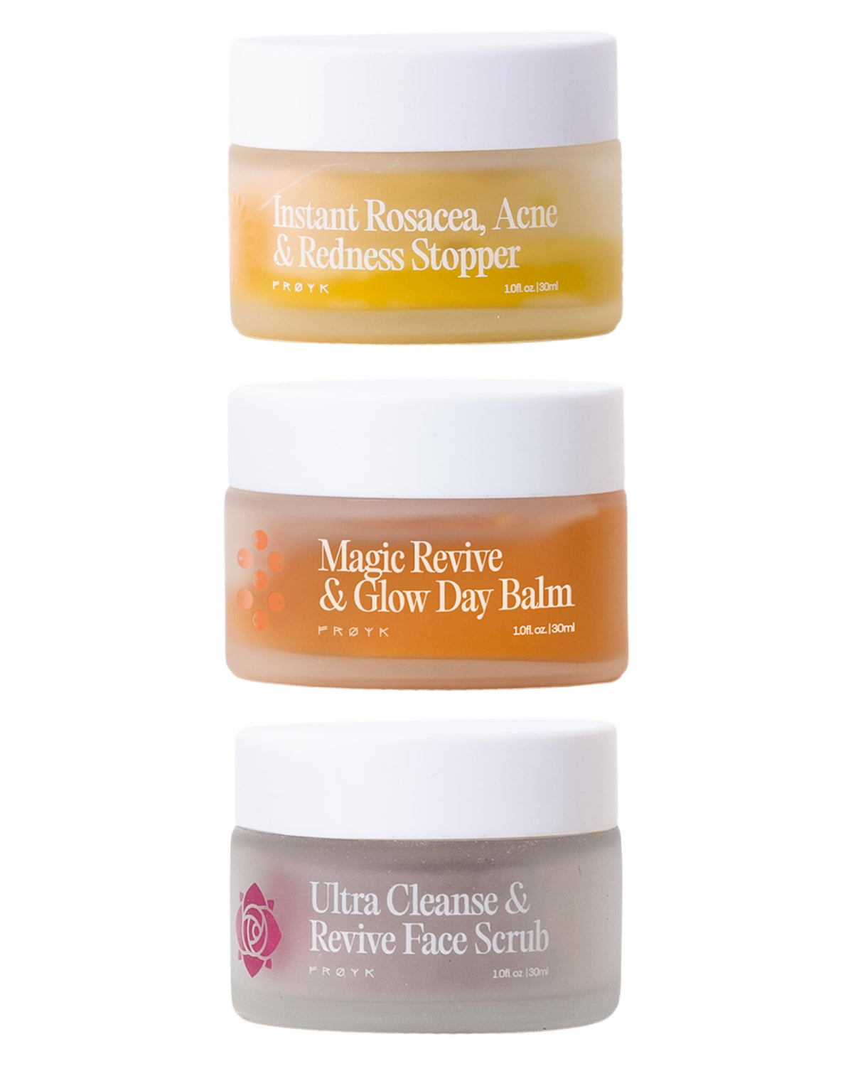 Frøya Magic Revive Glow Day Balm tube provides daily moisture and subtle radiance.