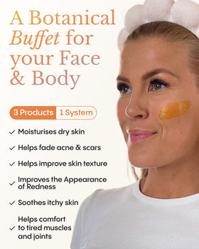 FRØYA moisturizing balm jar highlighting deep hydration for dry skin in daily use