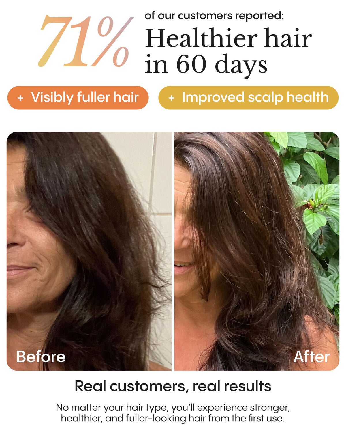 Frøya Organics Rosemary Water spray being applied to damp hair.
