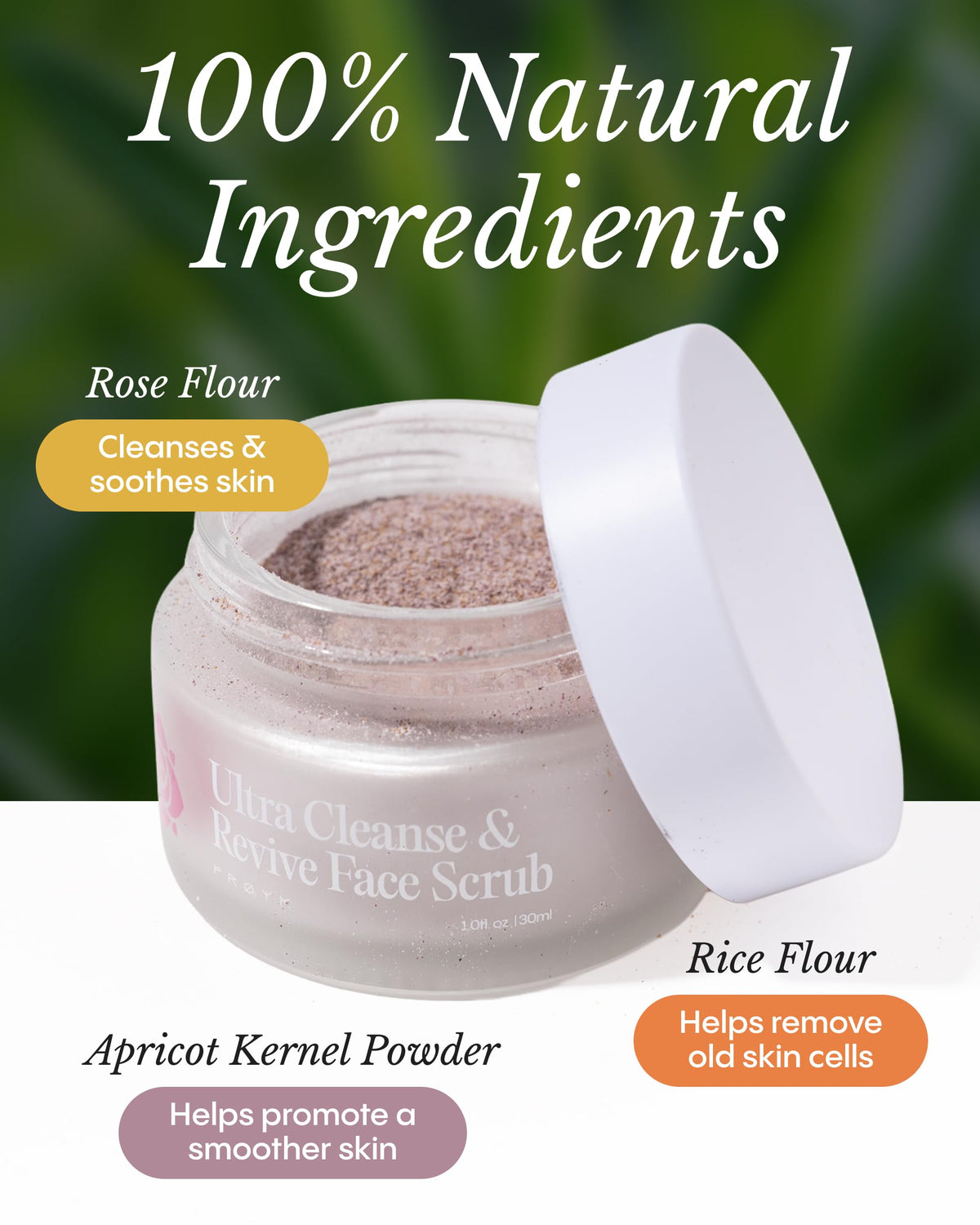 Frøya Organics Ultra Cleanse & Revive dry palm application demo