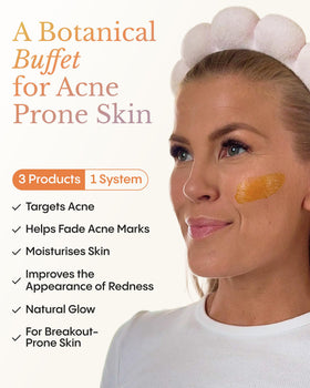 Frøya Ultra Cleanse and Revive Face Scrub in jar smooths skin texture.