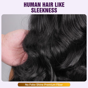 Frozen Beauty 200% density, glueless lace front for fuller, secure wear.