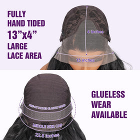Frozen Beauty adjustable straps and three combs ensure secure fit.