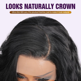 Frozen Beauty baby hair and natural hairline for a soft, undetectable appearance.