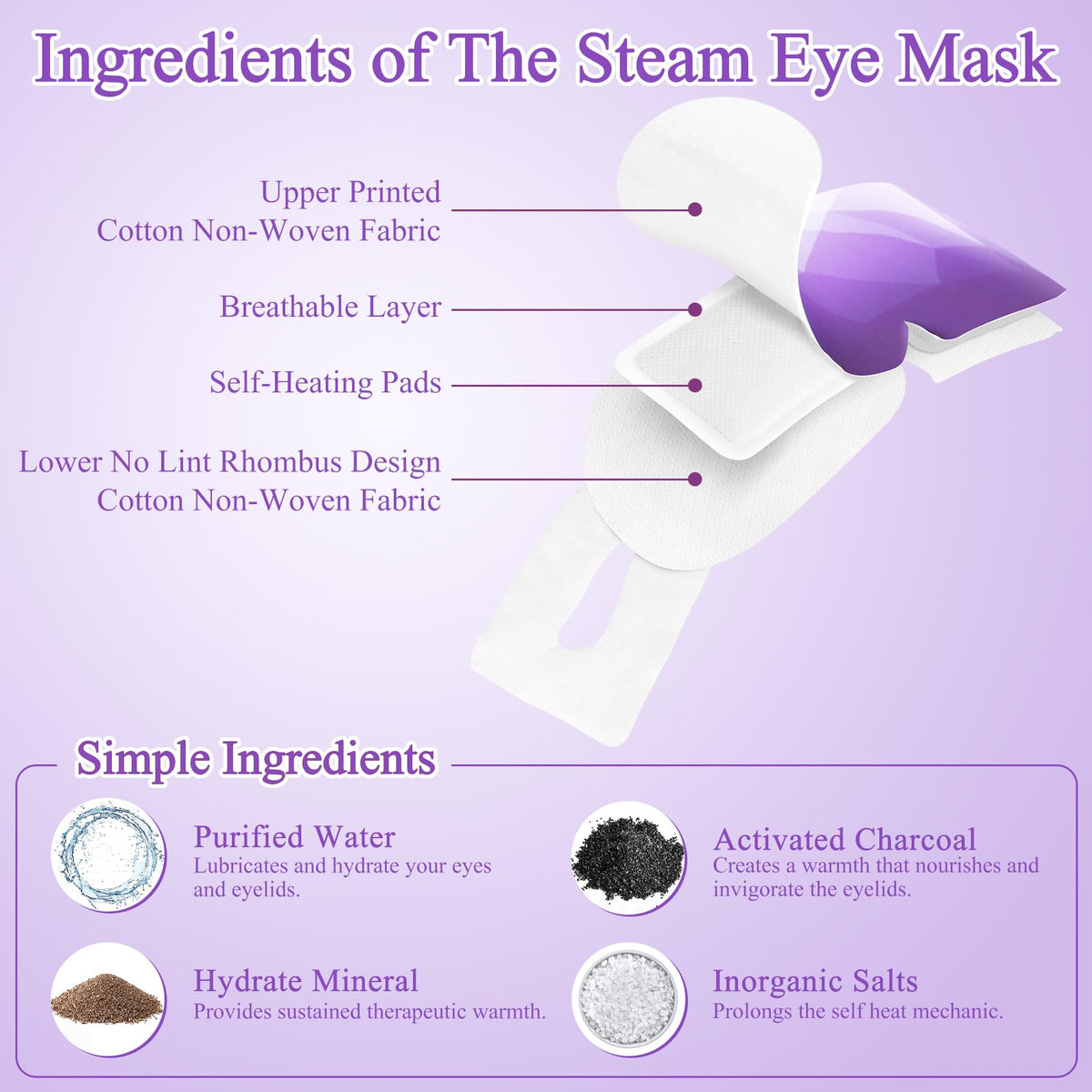 FRSHMORN mask worn with elastic ears for comfortable fit.