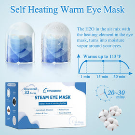 FRSHMORN warm eye mask supports office naps and travel relaxation