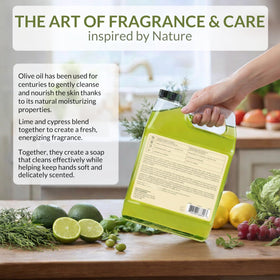 Fruits and Passion Cucina packaging reflecting North American-made quality and vegan formula.